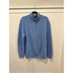 Vineyard Vines Cashmere 1/4 Zip Pullover Sweater Size L